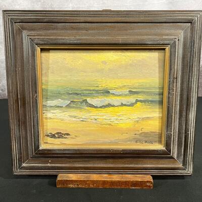 Signed Arylic Painting by Caryl Price Wood