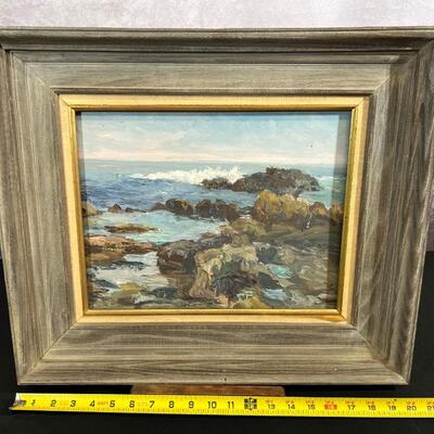Signed Arylic Painting by Caryl Wood