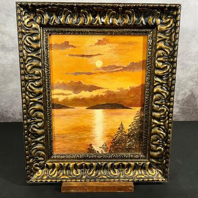 Signed Arylic Painting 1971