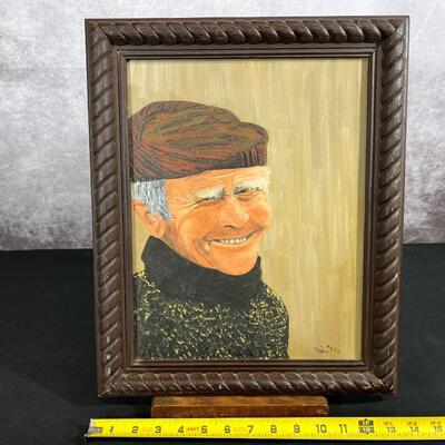 Signed Arylic Painting 1971, TRU