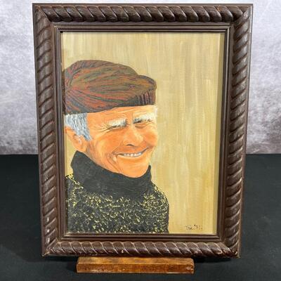 Signed Arylic Painting 1971, TRU
