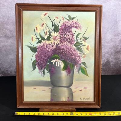 Signed Arylic Painting C. Blodgett