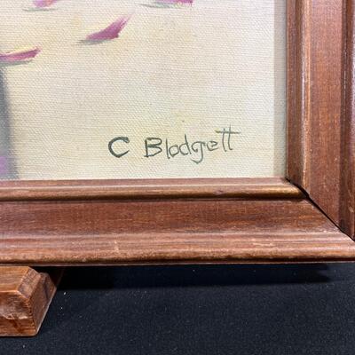 Signed Arylic Painting C. Blodgett