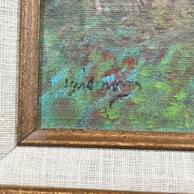 Signed Oil Painting