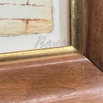 Marcel Baron Signed Print 1