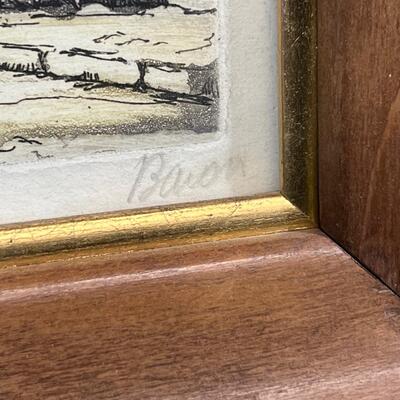 Marcel Baron Signed Print 2
