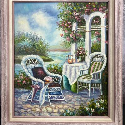 Original Oil Painting Signed S. Easton