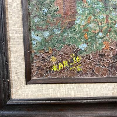 Original acrylic Painting 16"x20" by Karlin