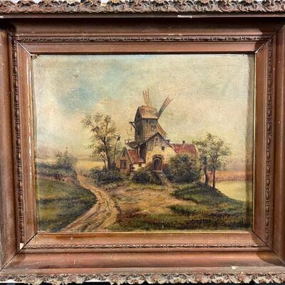 Original Watercolor Signed Buorigmy on Artist Board 13"x16"