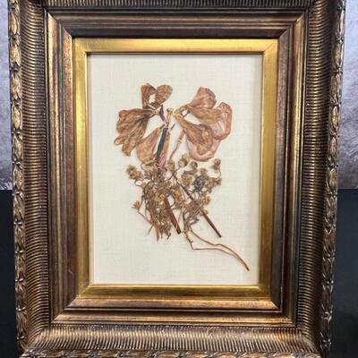 Framed Dried Flowers 9"x12"