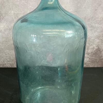Vintage 5 Gallon Glass Arrowhead Bottle