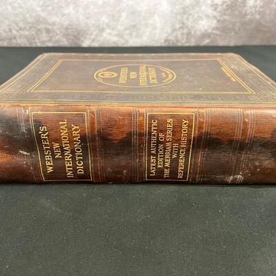 Vintage Websters Dictionary