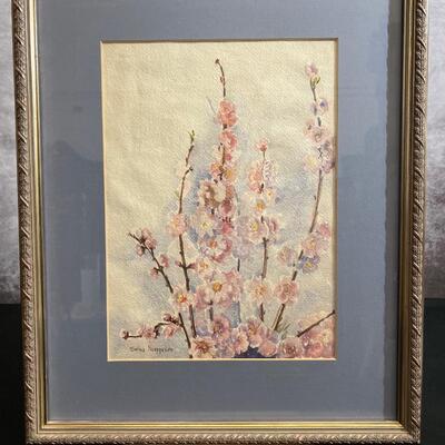 Framed Watercolor By Selma Nuopponen