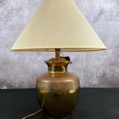 Pure Brass Table Lamp 24.5"T 10"W