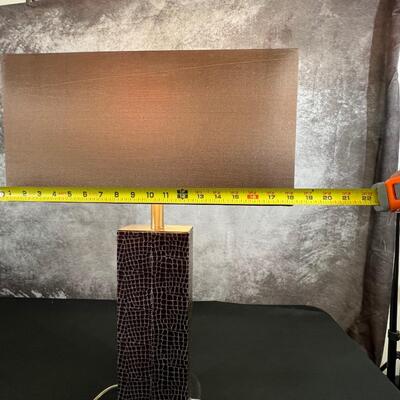Modern Snake Skin Lamp Base 6.75"x4"x29"
