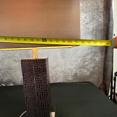 Modern Snake Skin Lamp Base 6.75"x4"x29"