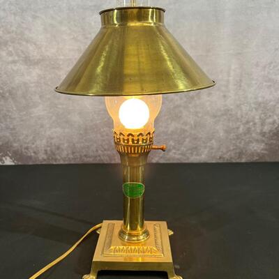 Vintage Oriental Express Paris, Istanbul  Lamp 20"Hx 10"W