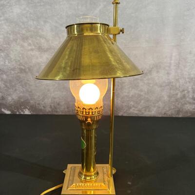 Vintage Oriental Express Paris, Istanbul  Lamp 20"Hx 10"W