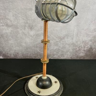 Steampunk Lamp 22"Hx10" Base