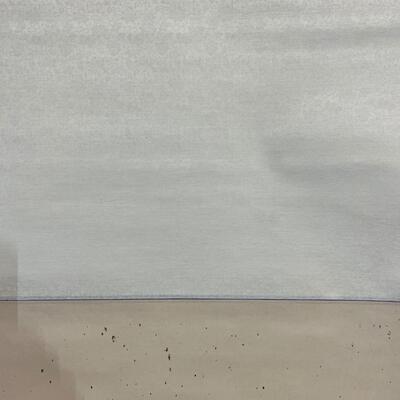 chinese off white silk scroll w/large characters
