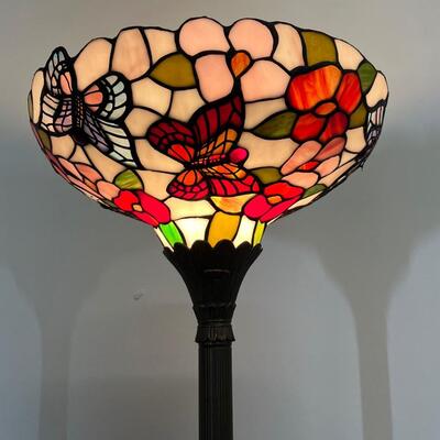 Butterfly Tiffany Style Floor Lamp