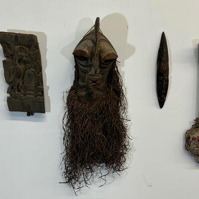 African Wall Art Fertility Mask