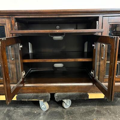 Dark Wood Entertainment Center