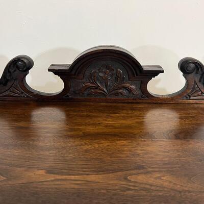 Ornate Dark Wood Buffet