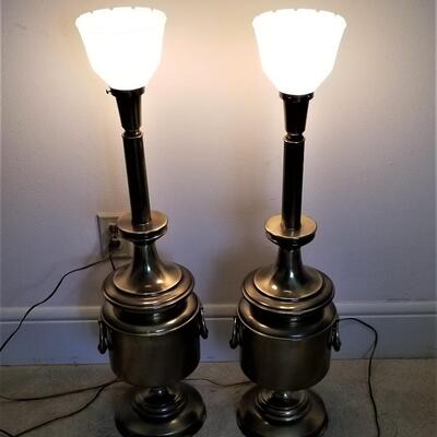 Lot #64  Pair of Vintage Mid-Century Table Lamps