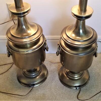 Lot #64  Pair of Vintage Mid-Century Table Lamps