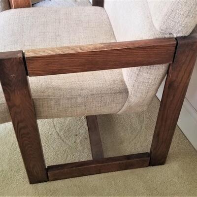 Lot #65  Pair of 1970's Upholstered Armchairs
