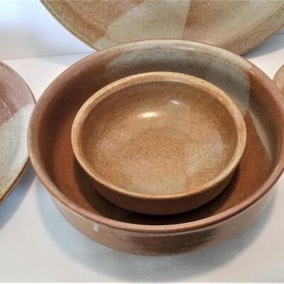 Lot #67  Lot of Iron Mountain Stone Ware in the "White Top" pattern