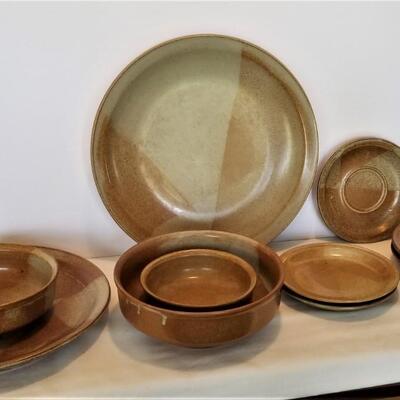 Lot #67  Lot of Iron Mountain Stone Ware in the "White Top" pattern