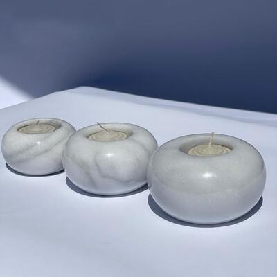 Marble Candle Holders