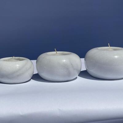 Marble Candle Holders