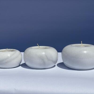 Marble Candle Holders