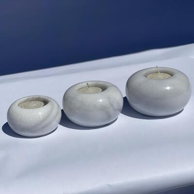 Marble Candle Holders
