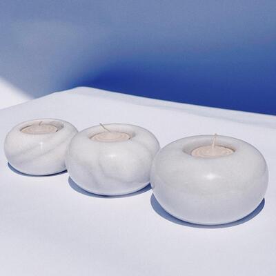 Marble Candle Holders