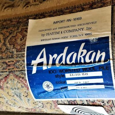 Lot #69  ARDAKAN imported Rug in the Traditional Style - very nice