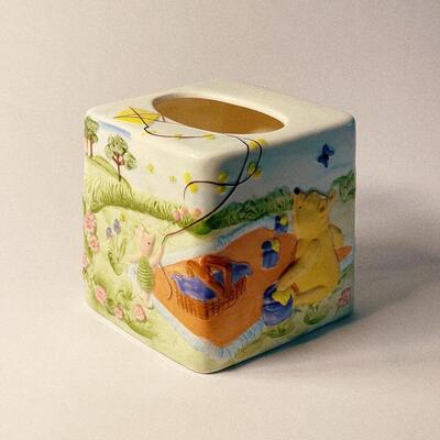 Winnie the Pooh Tissue Ceramic Box