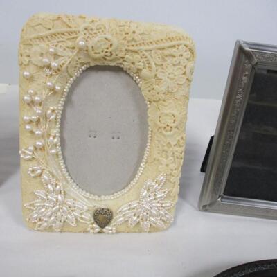 Several Picture Frames & Memory Book