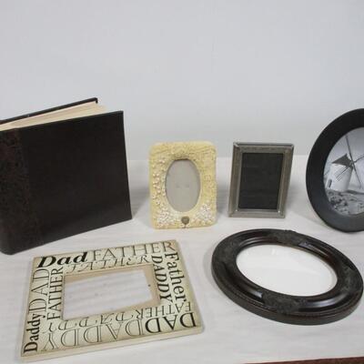 Several Picture Frames & Memory Book