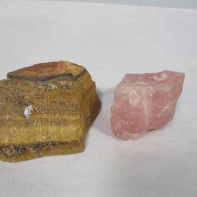 Mineral Rocks Pink Rose Quartz