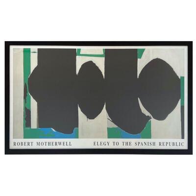 Art.. Large Robert Motherwell Poster - Elegy to the Spanish Republic
