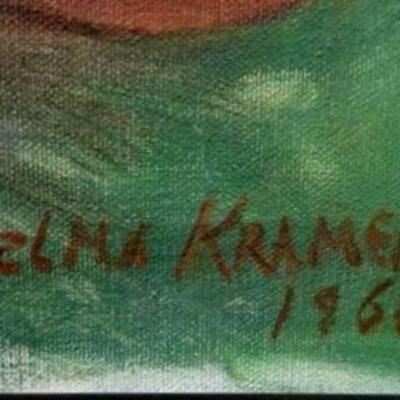 Art Mid-Century Oil Painting