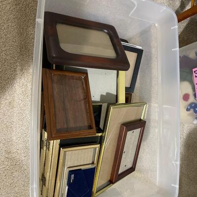 Tote full Of picture frames