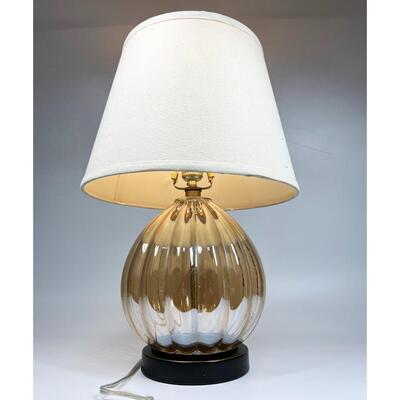 Luster Glass Accent Mid Century Style Lamp