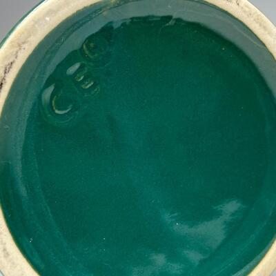 Decorative Green Ceramic Flower Vase