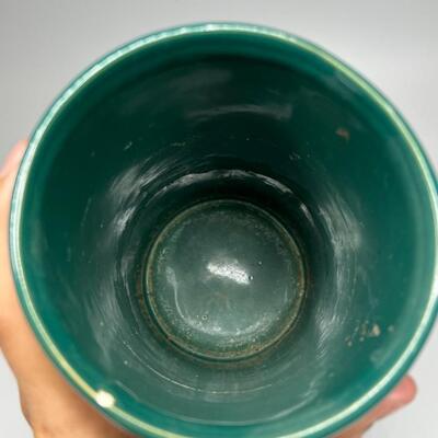 Decorative Green Ceramic Flower Vase