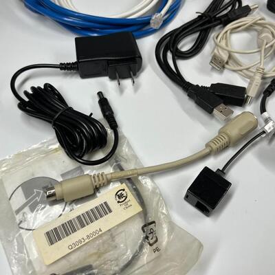 Lot of Miscellaneous Power Supplies, Networking Cables, HDMI Cables & More